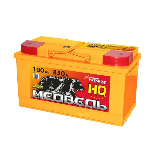Аккумулятор МЕДВЕДЬ PUNCH 100 Ач 850 А (EN), прямая полярность, LN5
