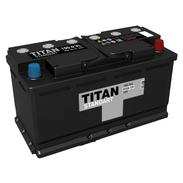 Аккумулятор TITAN STANDART 100 Ач 850 А (EN), обратная полярность, LN4
