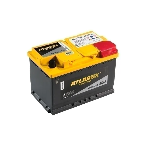 Аккумулятор ATLAS SA57020 70 Ач 760 А (EN), обратная полярность, LN3