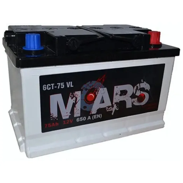Аккумулятор MARS 75 Ач 650 А (EN), прямая полярность, LBN3