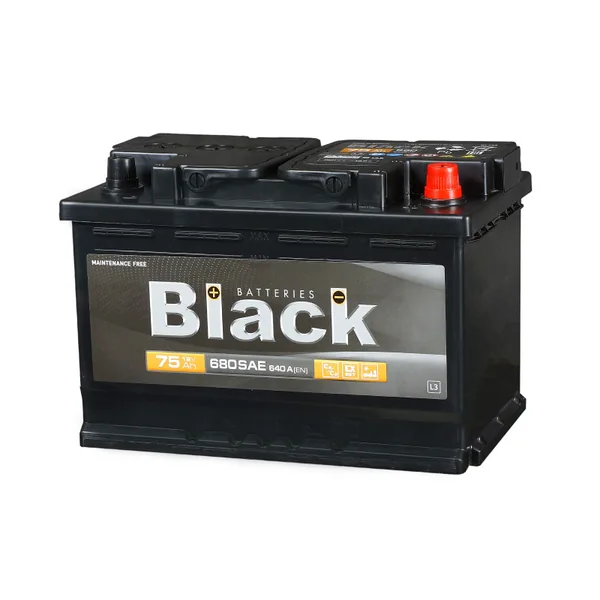 Аккумулятор BLACK 75 Ач 660 А (EN), обратная полярность, LN3