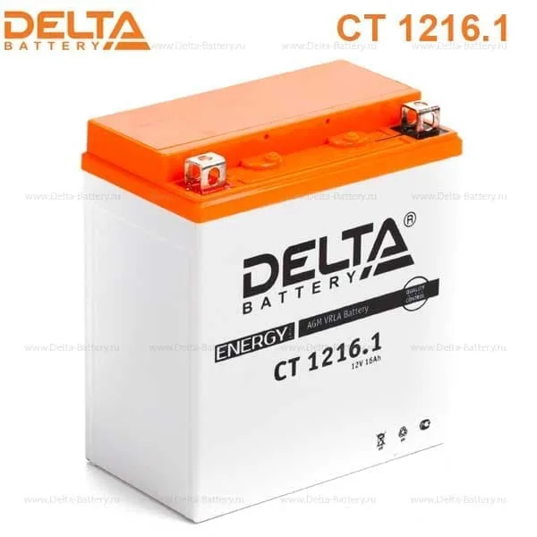 Аккумулятор DELTA YTX16-BS 16 Ач 230 А (EN), прямая полярность