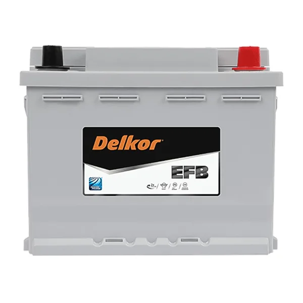Аккумулятор DELKOR EFB 60 Ач 560 А (EN), обратная полярность, LN2