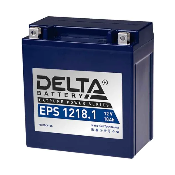 Аккумулятор DELTA EPS YTX20CH-BS 18 Ач 195 А (EN), прямая полярность