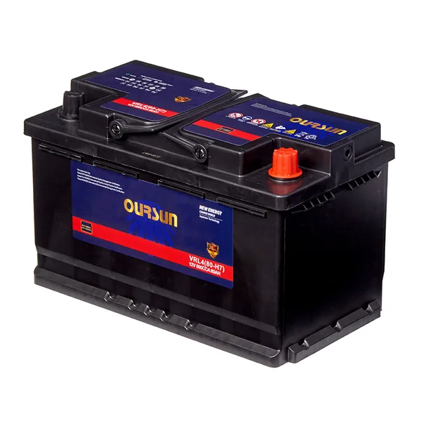 Аккумулятор OURSUN 80 Ач 800 А (EN), обратная полярность, LN4