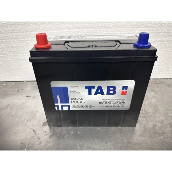 Аккумулятор TAB Polar 45 Ач 360 А (EN), прямая полярность, B24
