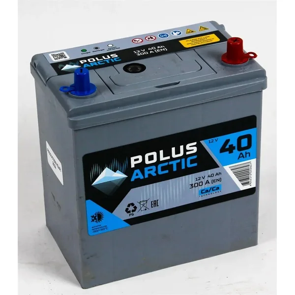 Аккумулятор POLUS 40 Ач 380 А (EN), обратная полярность, B20