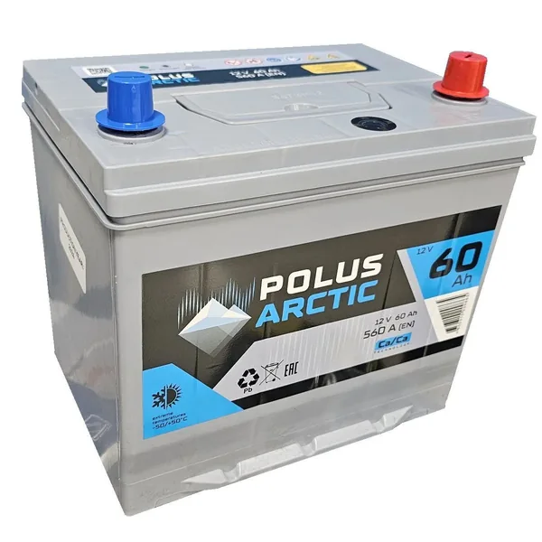 Аккумулятор POLUS Arctic 65 Ач 600 А (EN), обратная полярность, D23