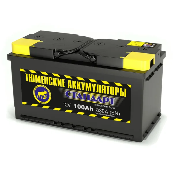 Аккумулятор ТЮМЕНСКИЕ АККУМУЛЯТОРЫ Стандарт 100 Ач 830 А (EN), обратная полярность, LN5