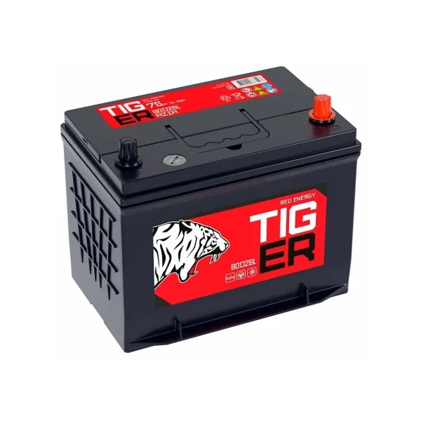 Аккумулятор TIGER Red Energy 75 Ач 630 А (EN), обратная полярность, D26