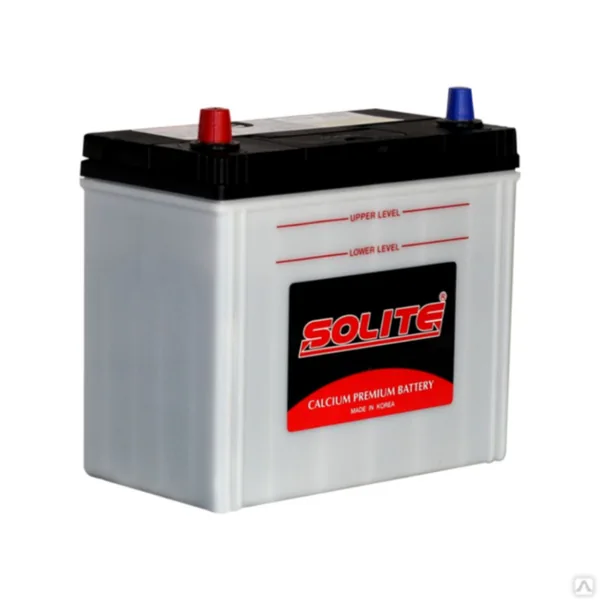 Аккумулятор SOLITE 50 Ач 470 А (JIS), прямая полярность, B24