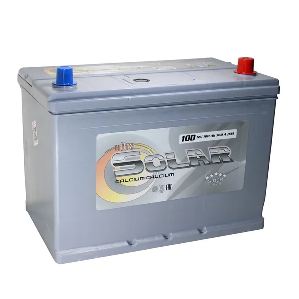 Аккумулятор ULTRA SOLAR GREY ASIA 100 Ач 760 А (EN), обратная полярность, D31
