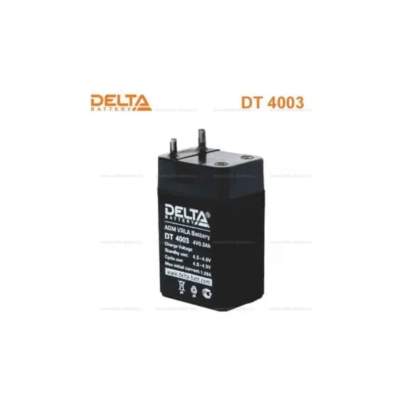 Аккумулятор DELTA 0.3 Ач, 26x21x45