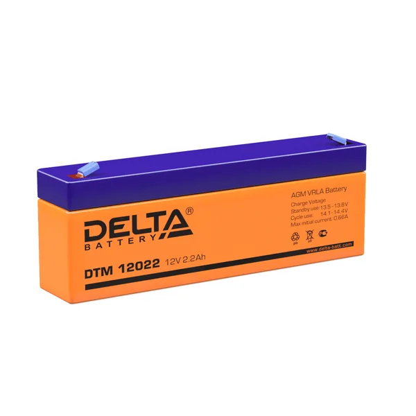 Аккумулятор DELTA 2.2 Ач, 178x35x67
