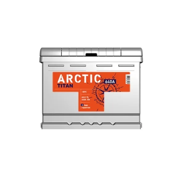 Аккумулятор TITAN Arctic 60 Ач 620 А (EN), прямая полярность, LN2