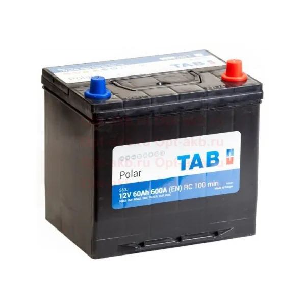 Аккумулятор TAB Polar S 60 Ач 600 А (EN), обратная полярность, D23