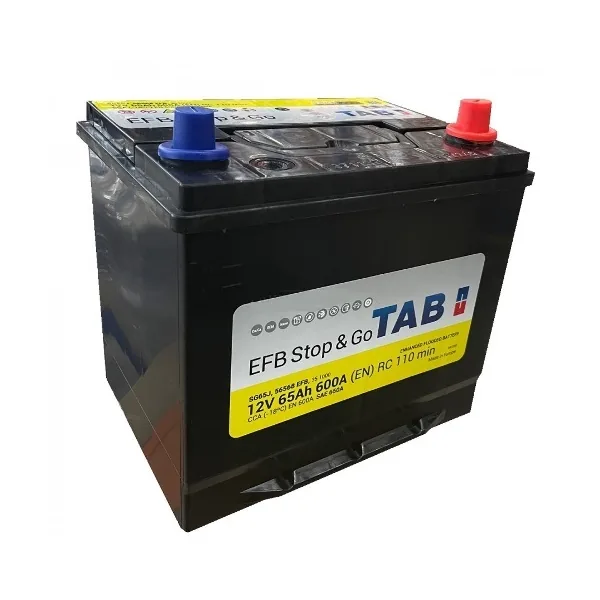 Аккумулятор TAB EFB Stop&Go 65 Ач 600 А (EN), обратная полярность, D23