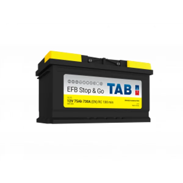 Аккумулятор TAB Polar EFB Stop & Go 75 Ач 730 А (EN), обратная полярность, LN3