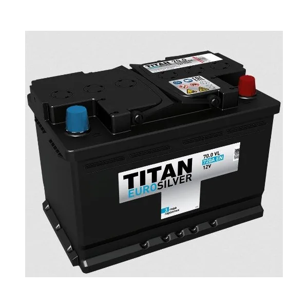 Аккумулятор TITAN Euro Silver 70 Ач 720 А (EN), обратная полярность, LN3