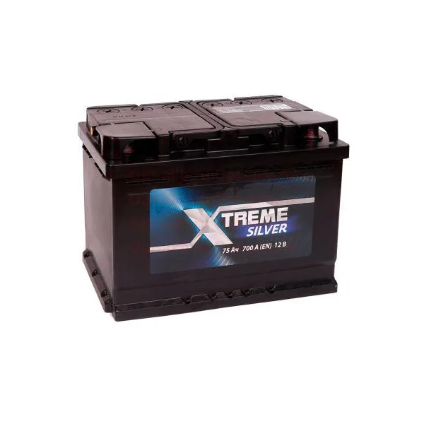 Аккумулятор XTREME Silver 75 Ач 700 А (EN), обратная полярность, LN3